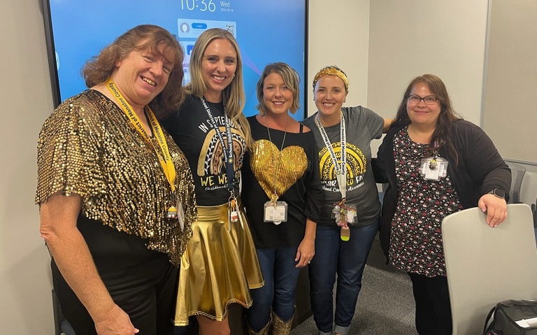 image of staff members standing together